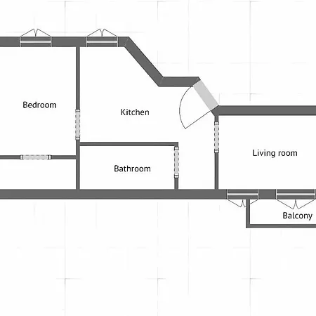 Stylish 2 Bed In Kazimierz, Near Wawel Castle דירה קרקוב